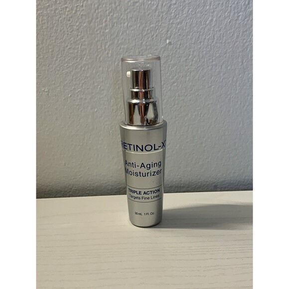 Retinol X Max Anti-Aging Moisturizer Serum Triple Action Fine Lines 1oz Beauty - Picture 2 of 7